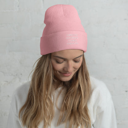 Through Adversity Comes Strength ; Cuffed Beanie