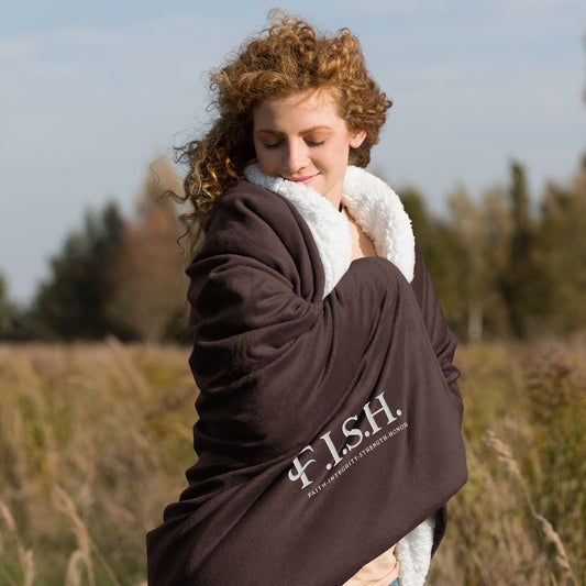 FISH Premium Sherpa Blanket