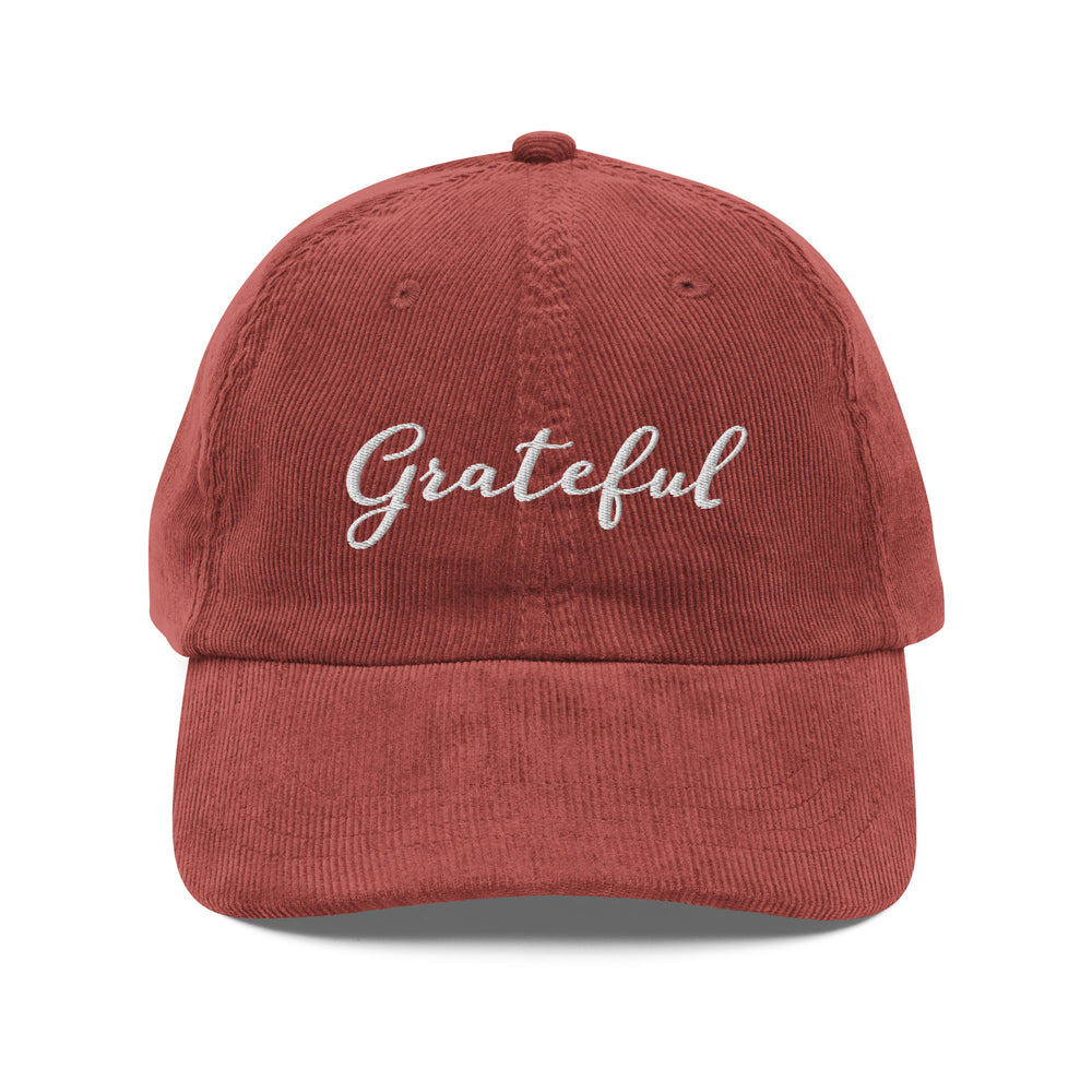 Grateful vintage corduroy cap