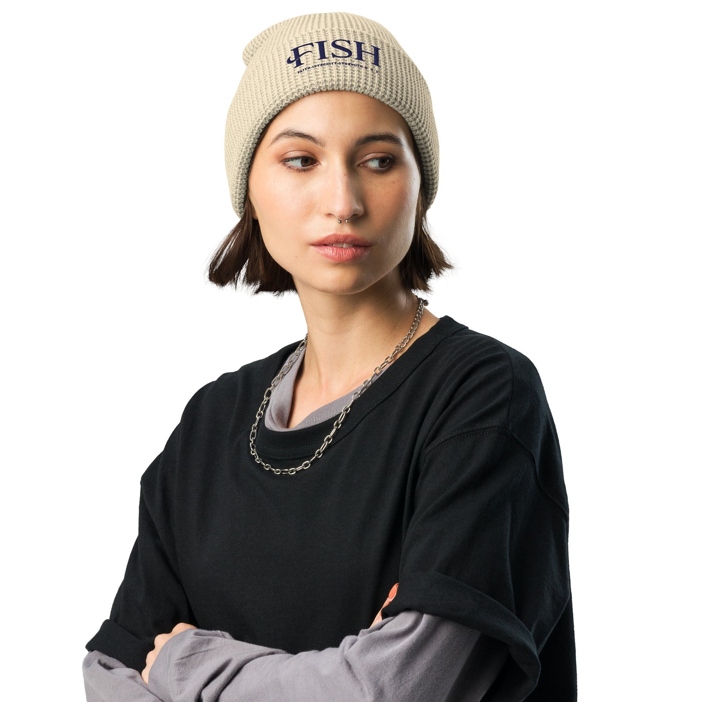 FISH ; Waffle Beanie