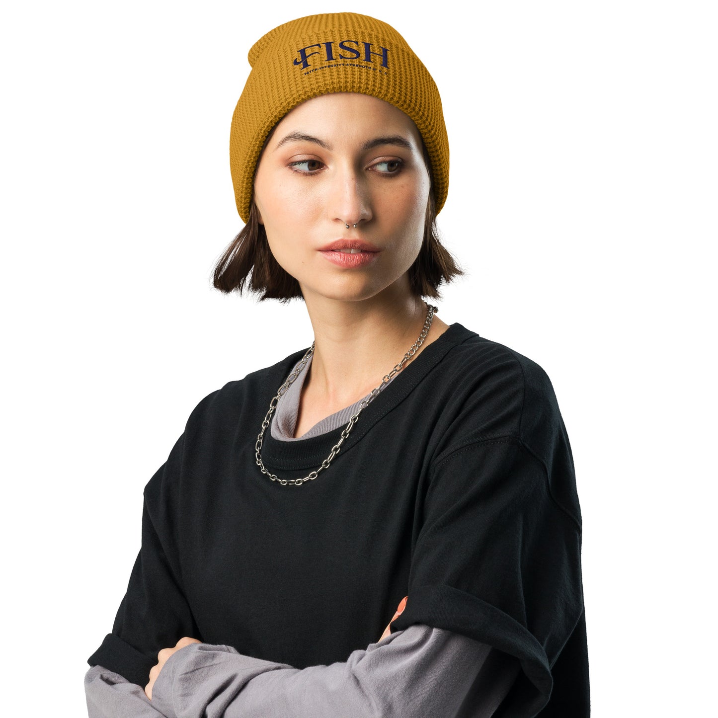 FISH ; Waffle Beanie