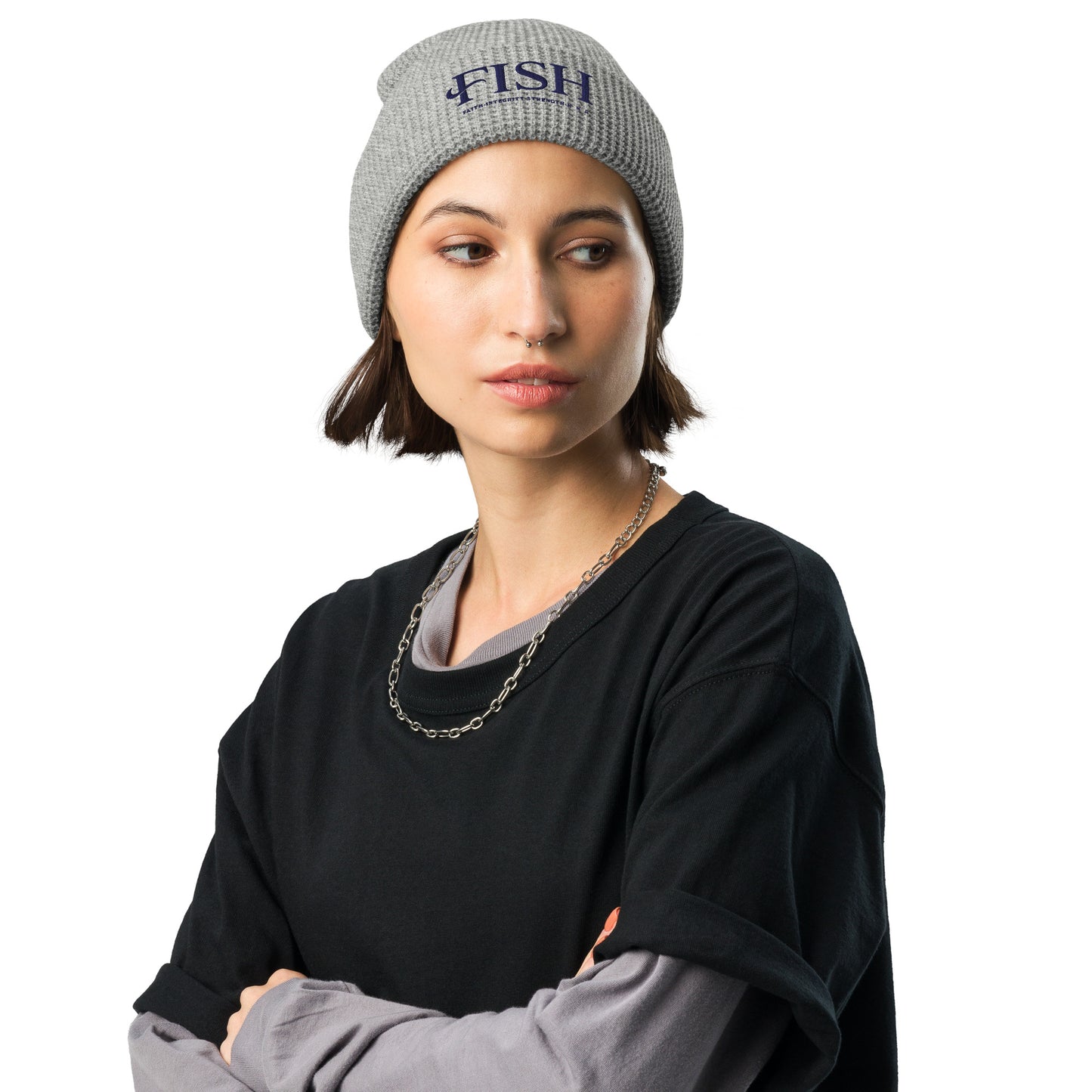 FISH ; Waffle Beanie