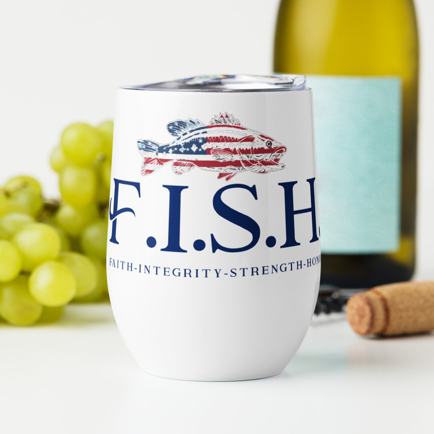 F.I.S.H. ; Wine Tumbler